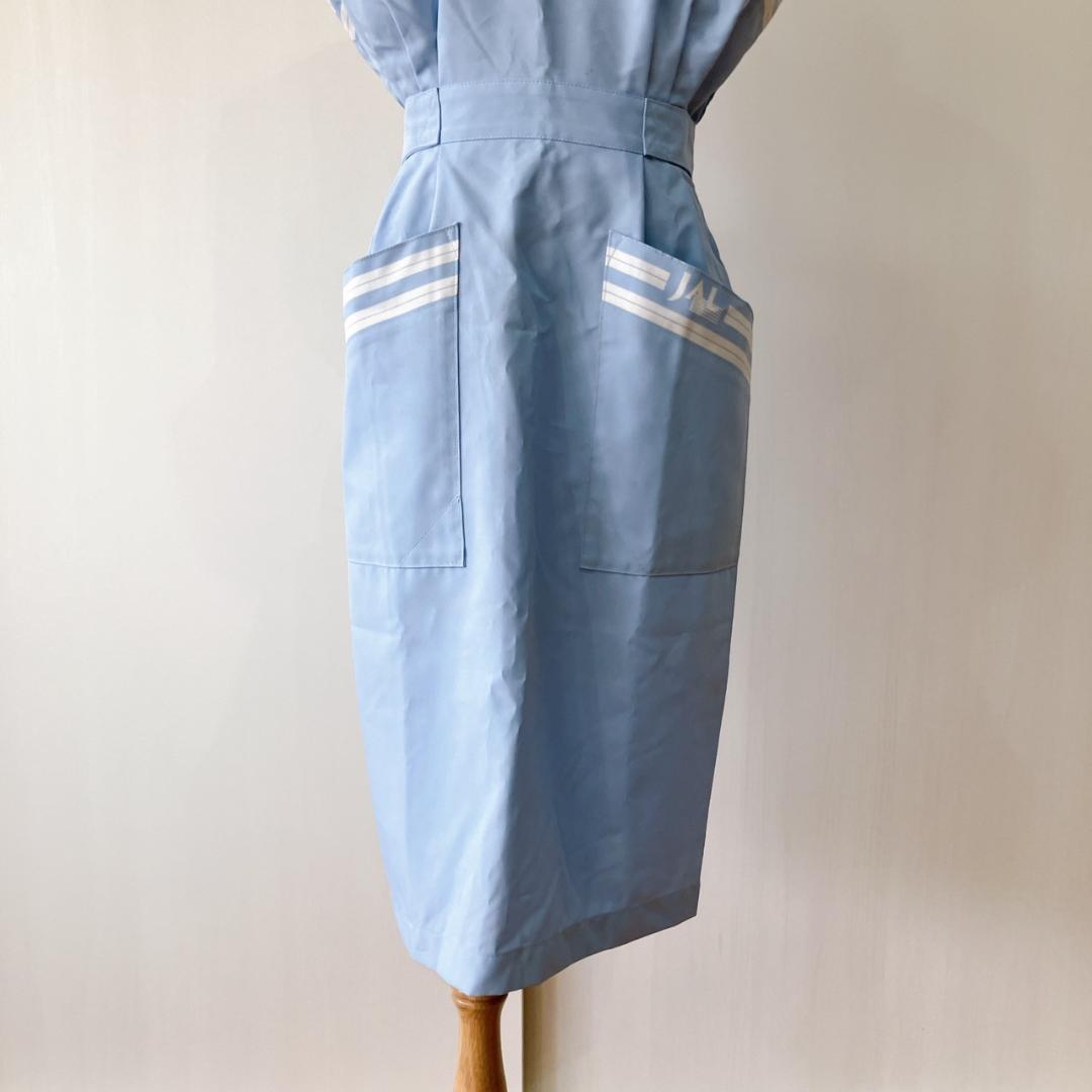 【美品】ジャル ニッコウ ショウジ エアライン エプロンドレス 70s 80s