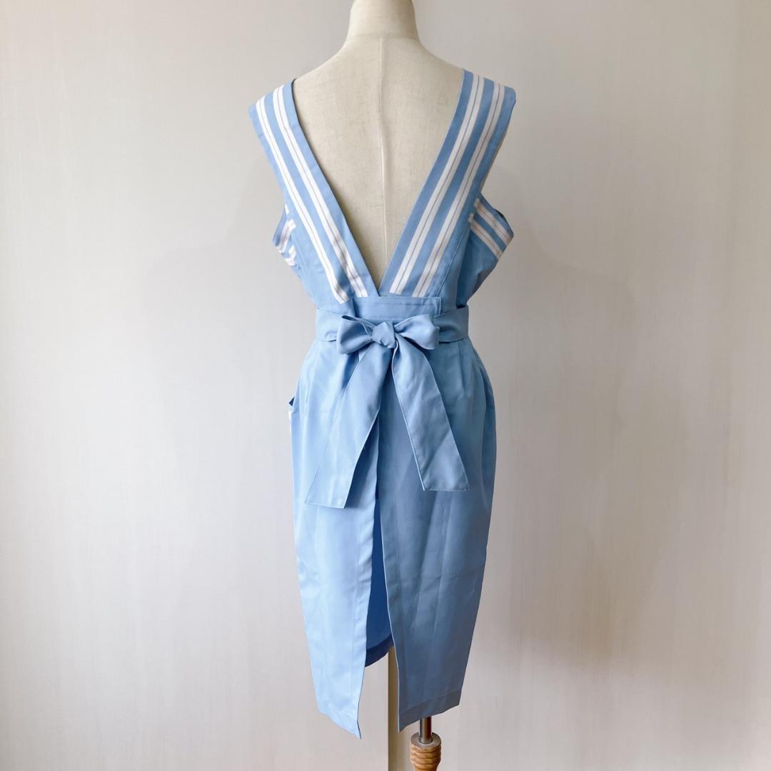 【美品】ジャル ニッコウ ショウジ エアライン エプロンドレス 70s 80s