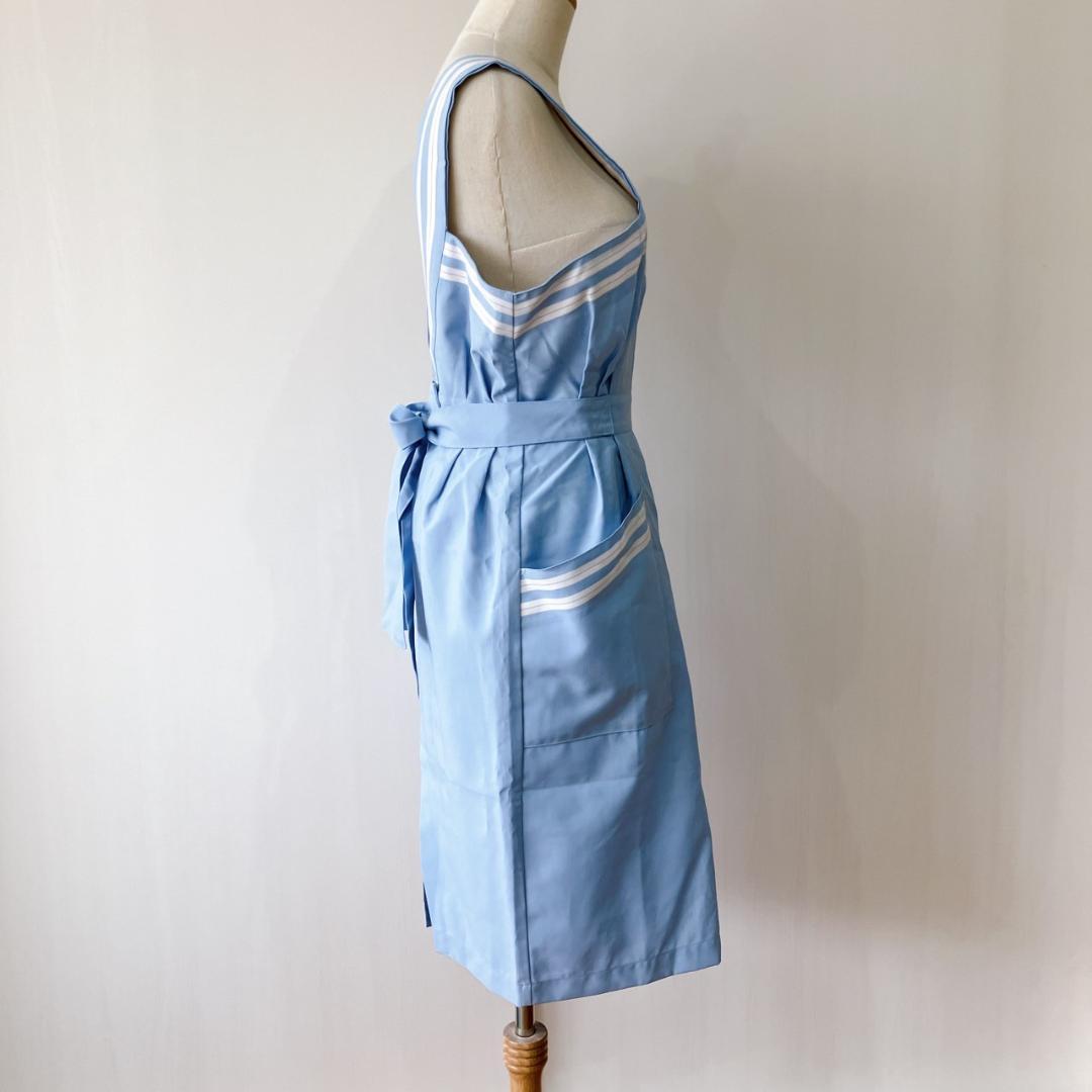 【美品】ジャル ニッコウ ショウジ エアライン エプロンドレス 70s 80s