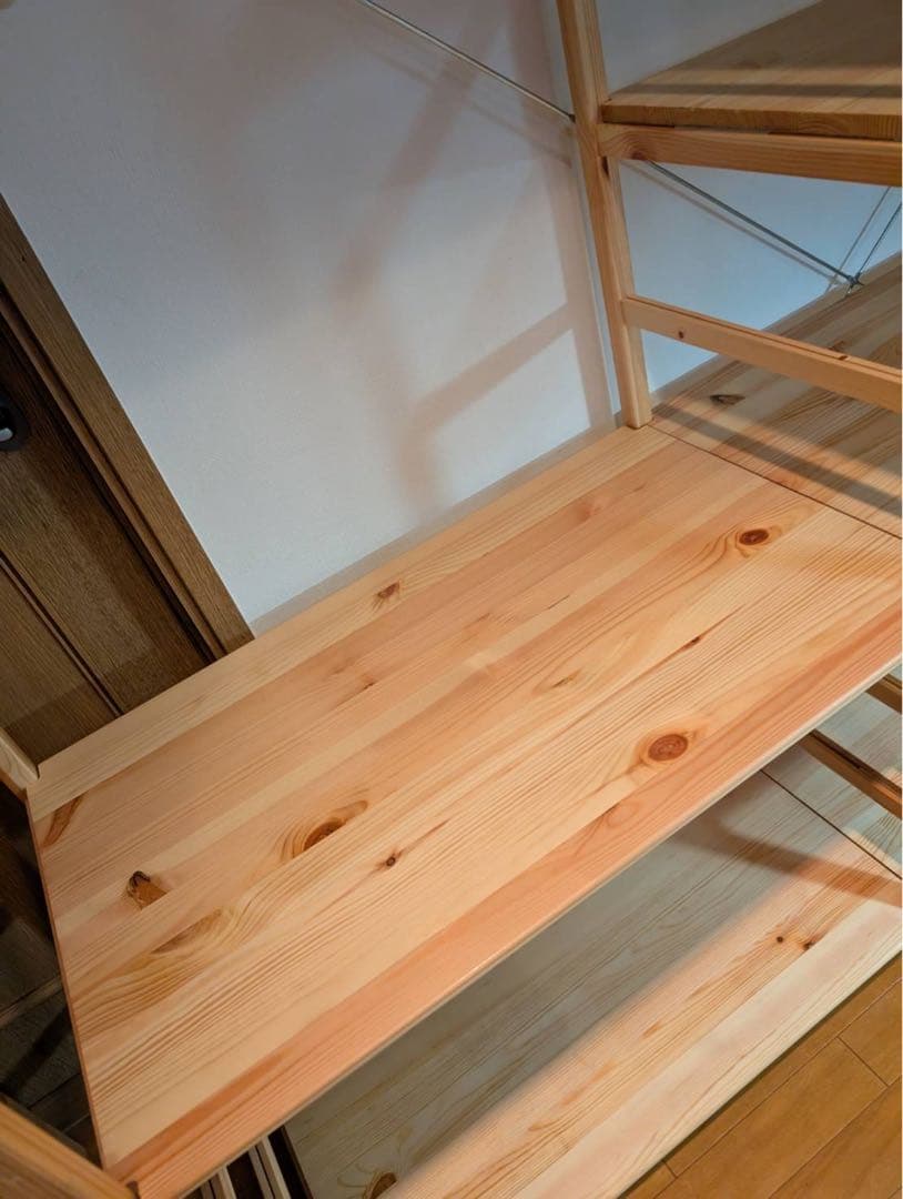 ■送料込■無印良品 MUJI ユニットシェルフ パイン材 ワードローブ 衣類棚