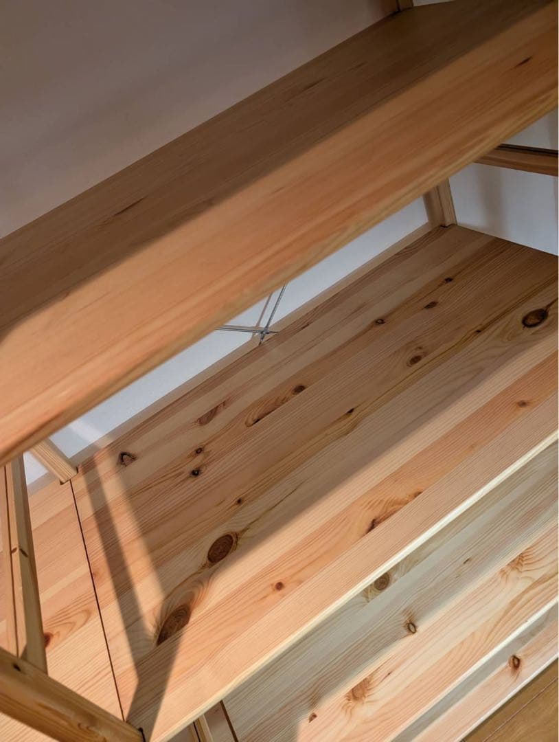 ■送料込■無印良品 MUJI ユニットシェルフ パイン材 ワードローブ 衣類棚