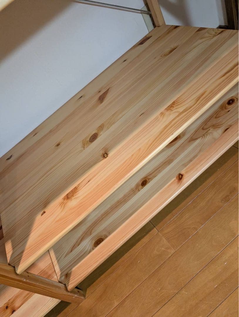 ■送料込■無印良品 MUJI ユニットシェルフ パイン材 ワードローブ 衣類棚