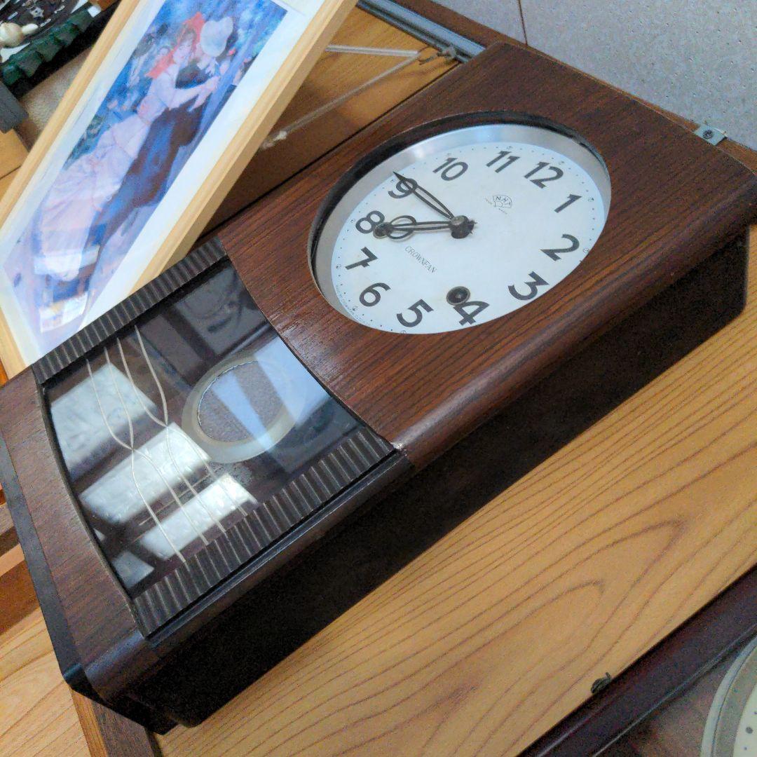 昔懐かしいVintage　柱時計　CROWNFAN (⁠✿⁠^⁠‿⁠^⁠)