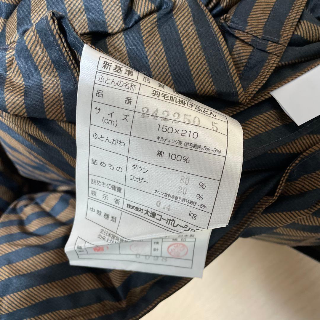 FENDI 羽毛肌掛け布団 ズッカ柄 ブラウン/ブラック