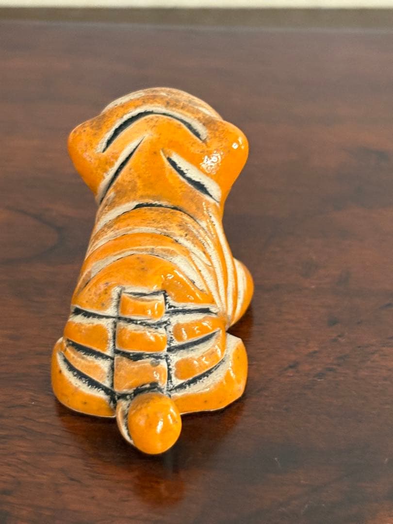 ビンテージアーテサニア・リンコナダ ハンドメイド トラ 親子　ウルグアイ