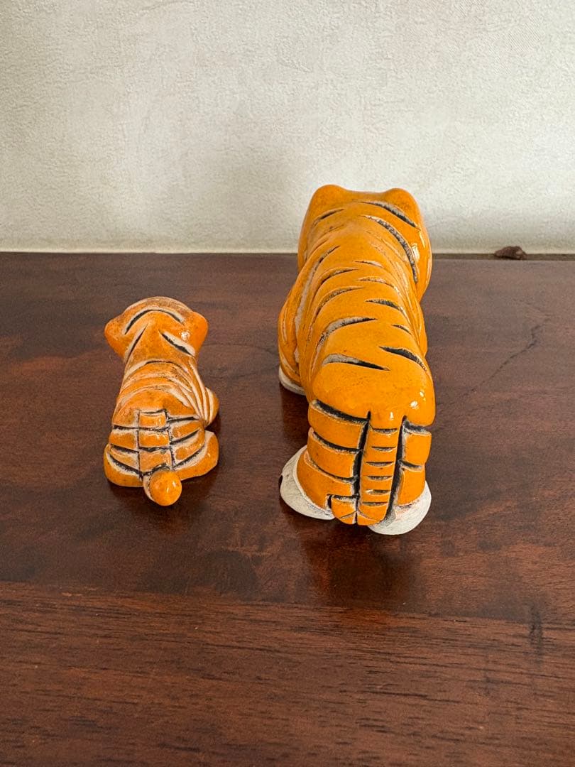 ビンテージアーテサニア・リンコナダ ハンドメイド トラ 親子　ウルグアイ