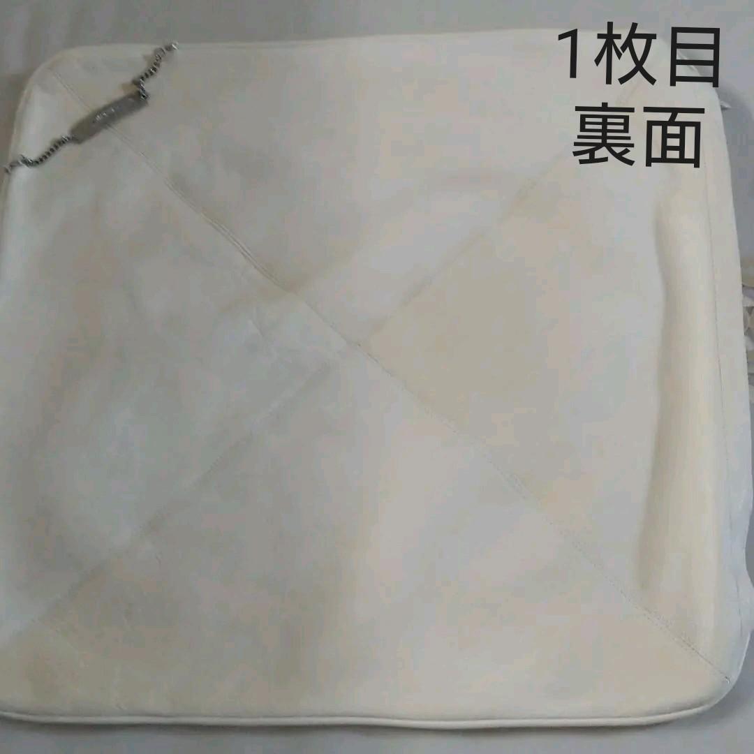 本革　高級クッションカバー2枚セット