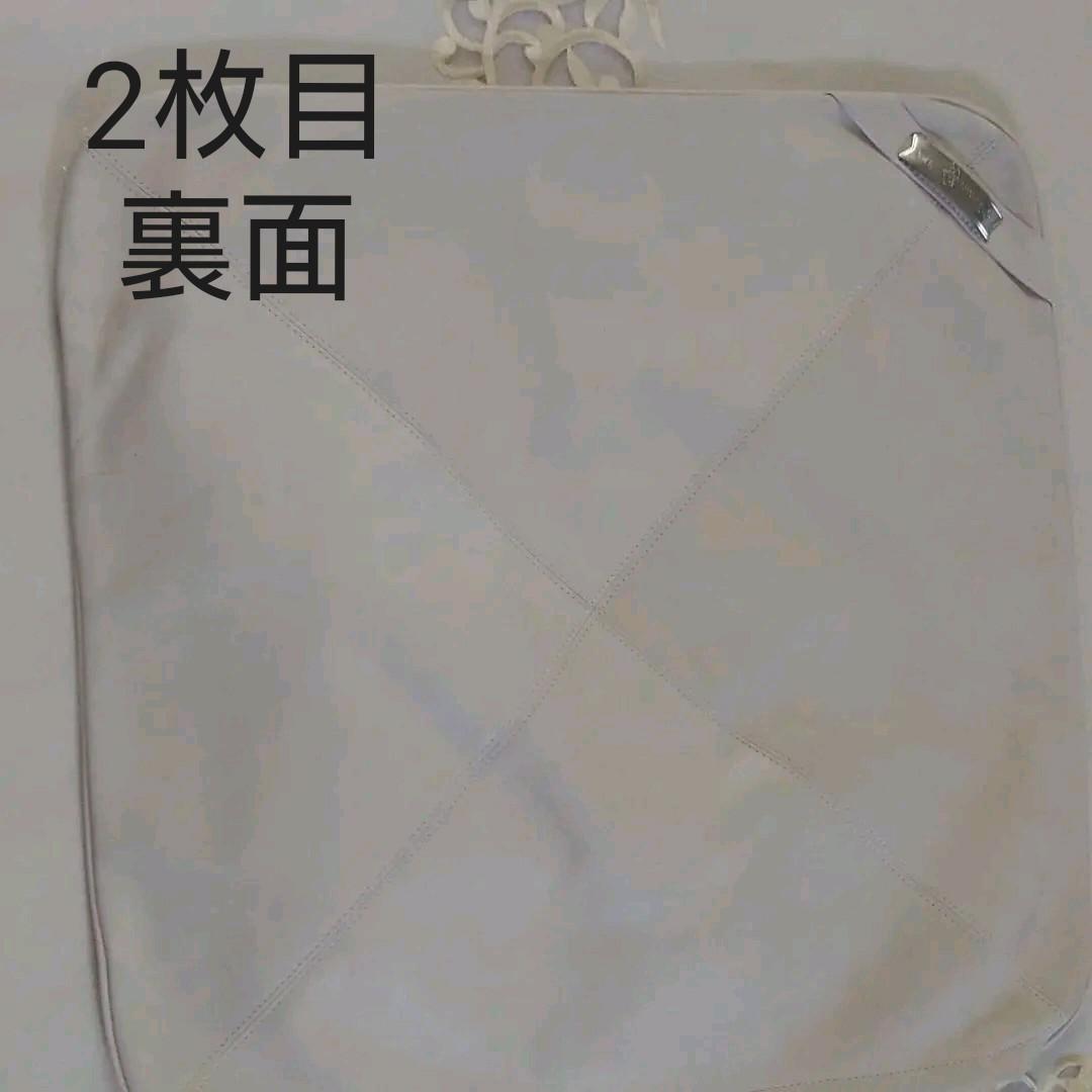 本革　高級クッションカバー2枚セット