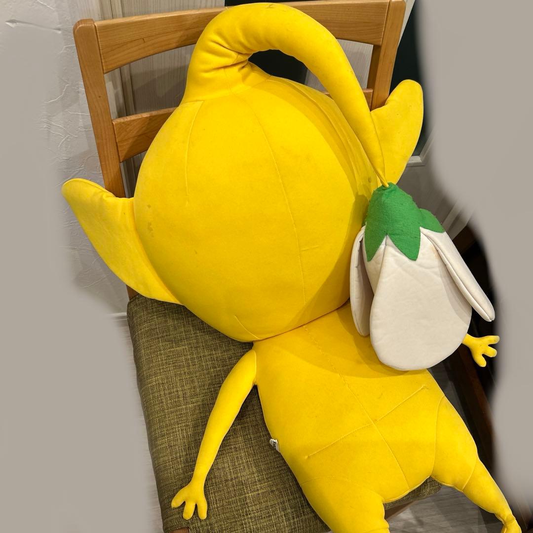 レア ピクミン 巨大ぬいぐるみ 黄ピクミン 2001年 オオイケ 任天堂