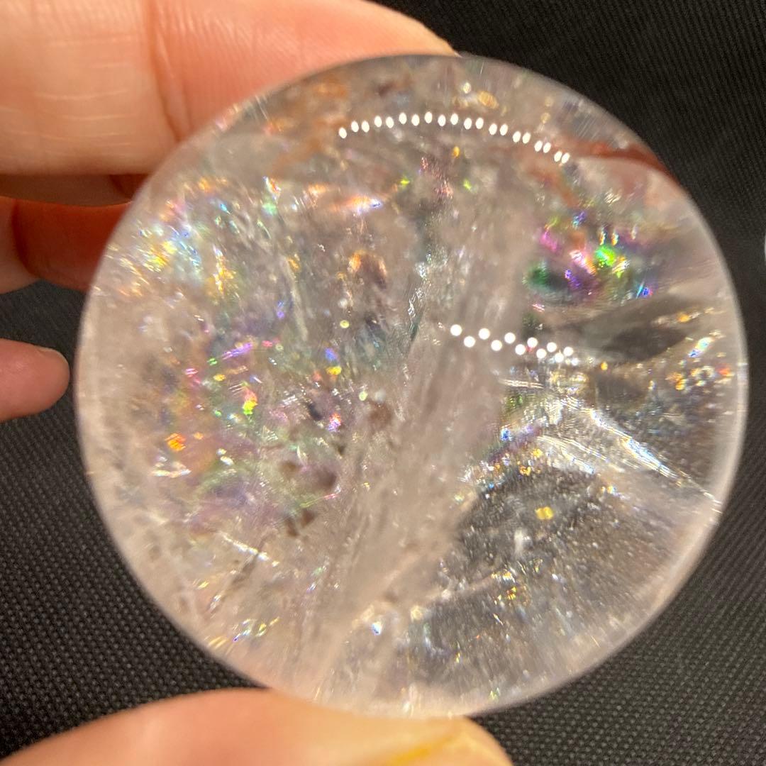 爆虹♪天然石　ピンクアゼツライト【ファイヤー共生】ランダム台座セット♪