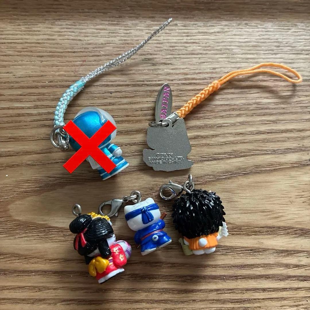 ハローキティ ご当地キティちゃん限定根付けストラップ 5個セット