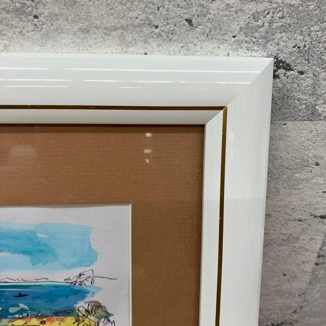 成瀬美術館 成瀬忠行 水彩画 風景画 海原 山水 アート 美術 芸術 木製