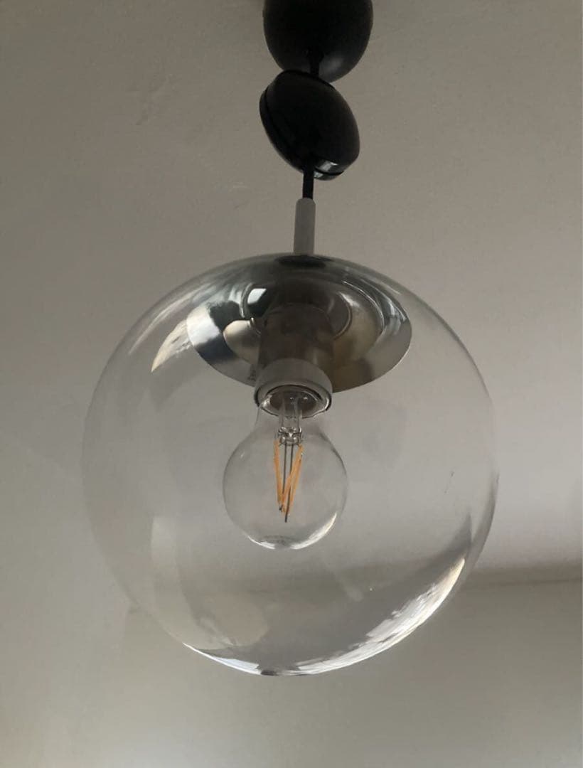 yamagiwaペンダントライトポストモダンクリアガラスヤマギワ照明ビンテージ