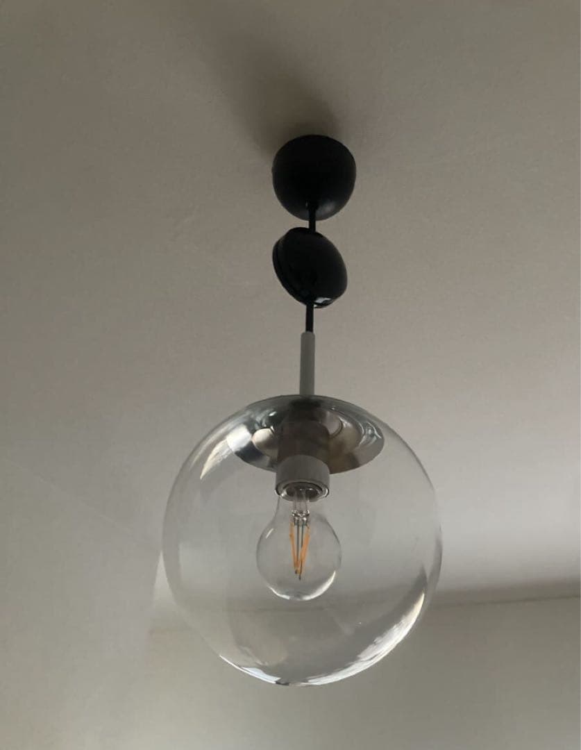 yamagiwaペンダントライトポストモダンクリアガラスヤマギワ照明ビンテージ