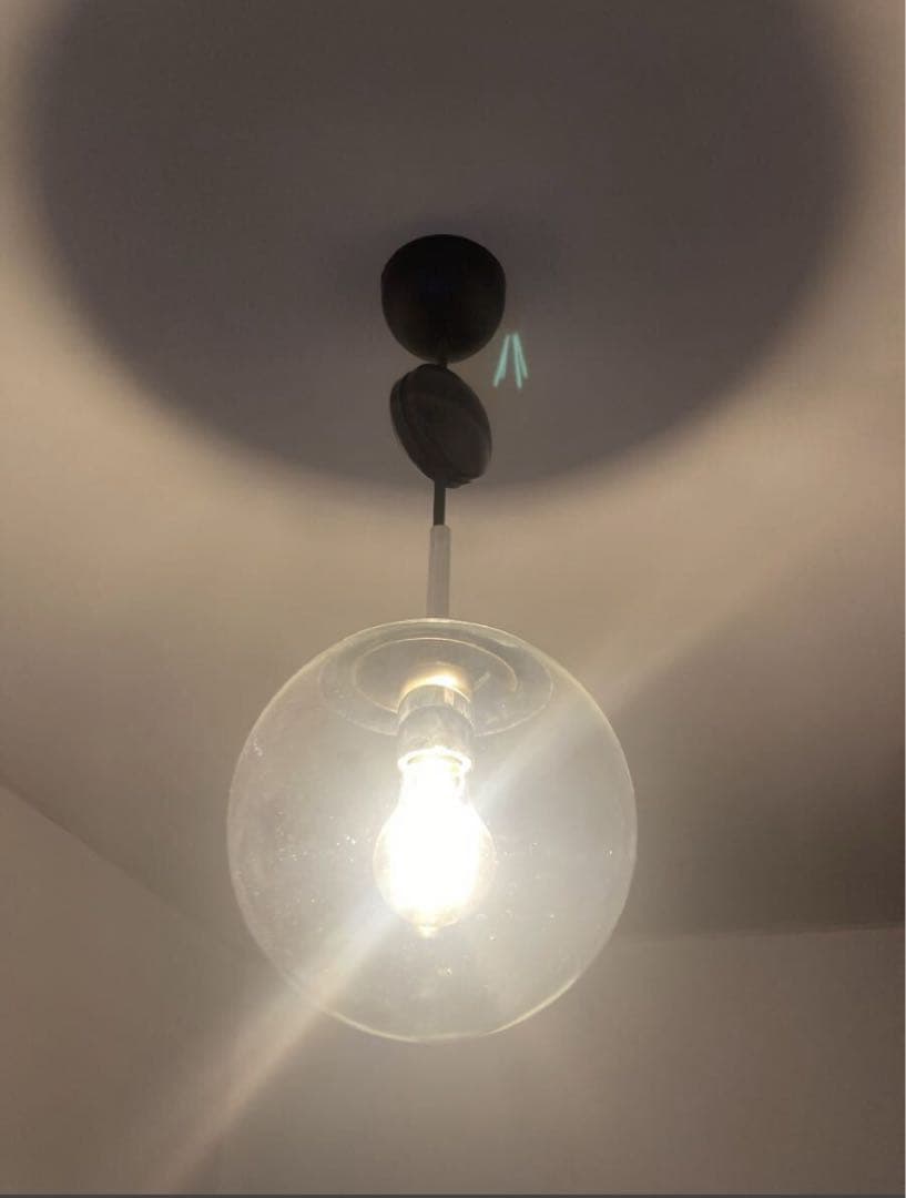 yamagiwaペンダントライトポストモダンクリアガラスヤマギワ照明ビンテージ