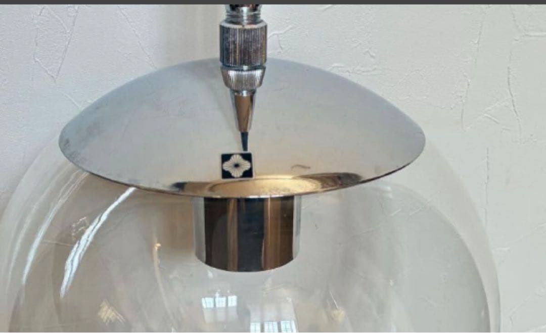 yamagiwaペンダントライトポストモダンクリアガラスヤマギワ照明ビンテージ