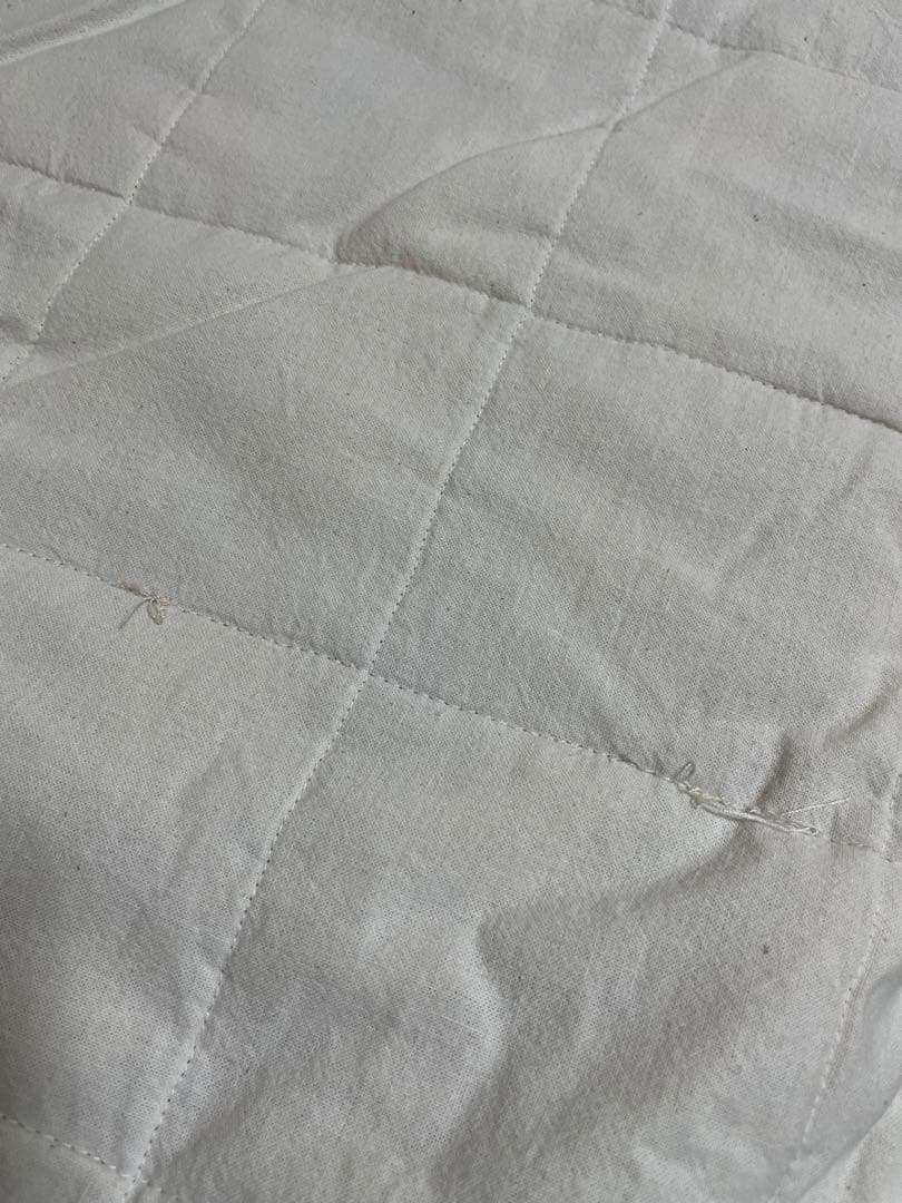 アンファン ベッドスカート マルチカバー　キルト　カントリー　アントステラ　青