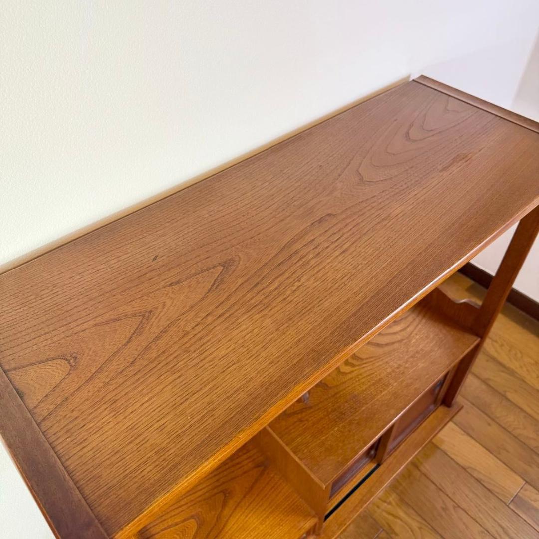 【美品】欅材 煎茶棚 茶箪笥 和家具 唐木 アンティーク　 915-1