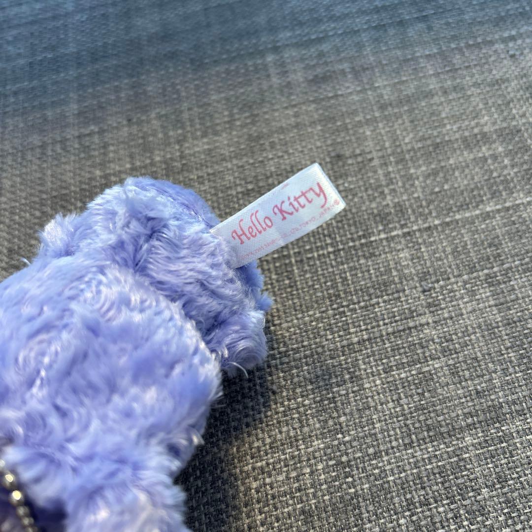 ハローキティ ラッキーストーンぬいぐるみマスコット 紫 - メルカリ