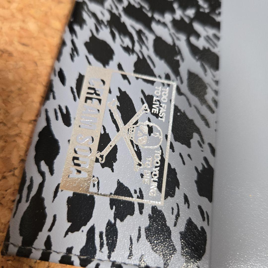 クリームソーダ　×　バウンティーハンター　グレーヒョウ柄 長財布　未使用品