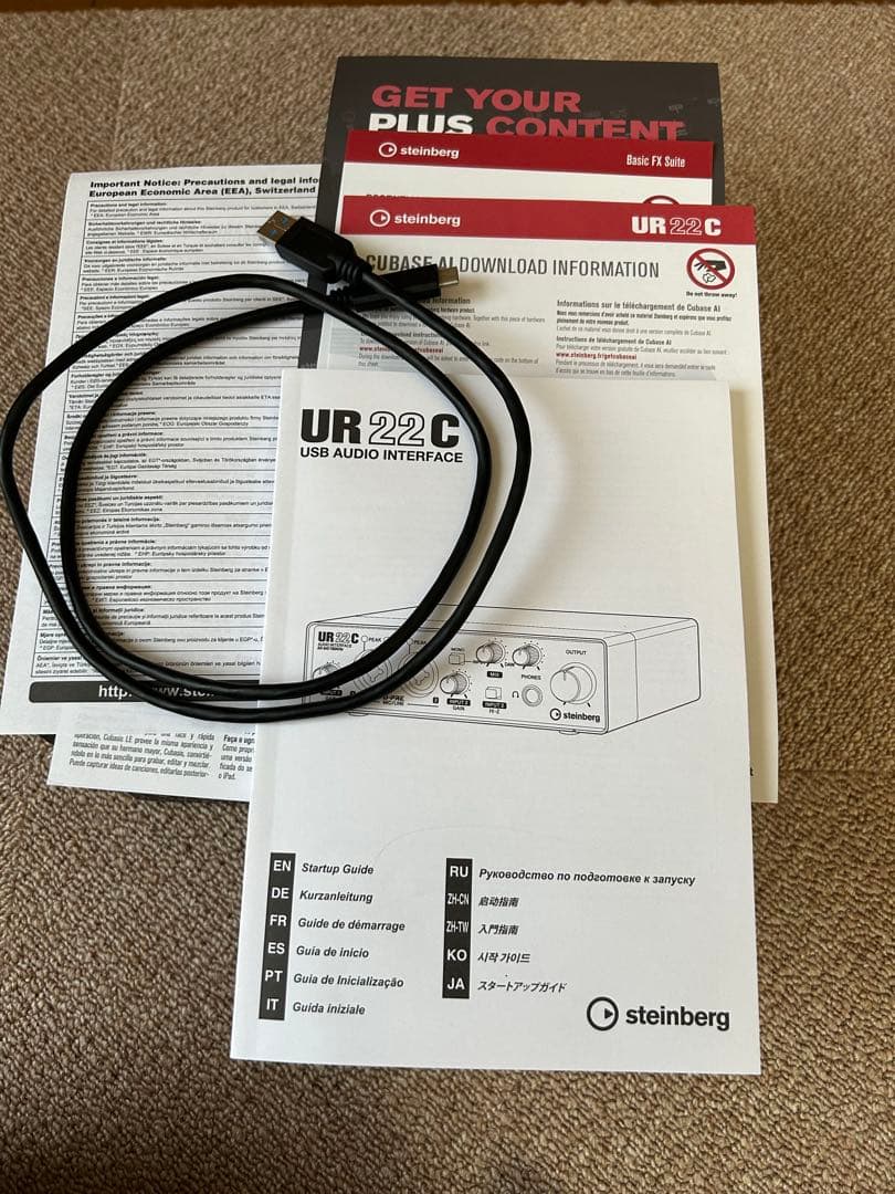 steinberg UR22C オーディオインターフェイス