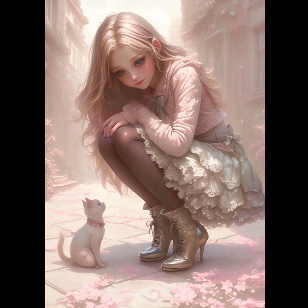 女の子パネル生地ハンドメイド★じゅんじゅん