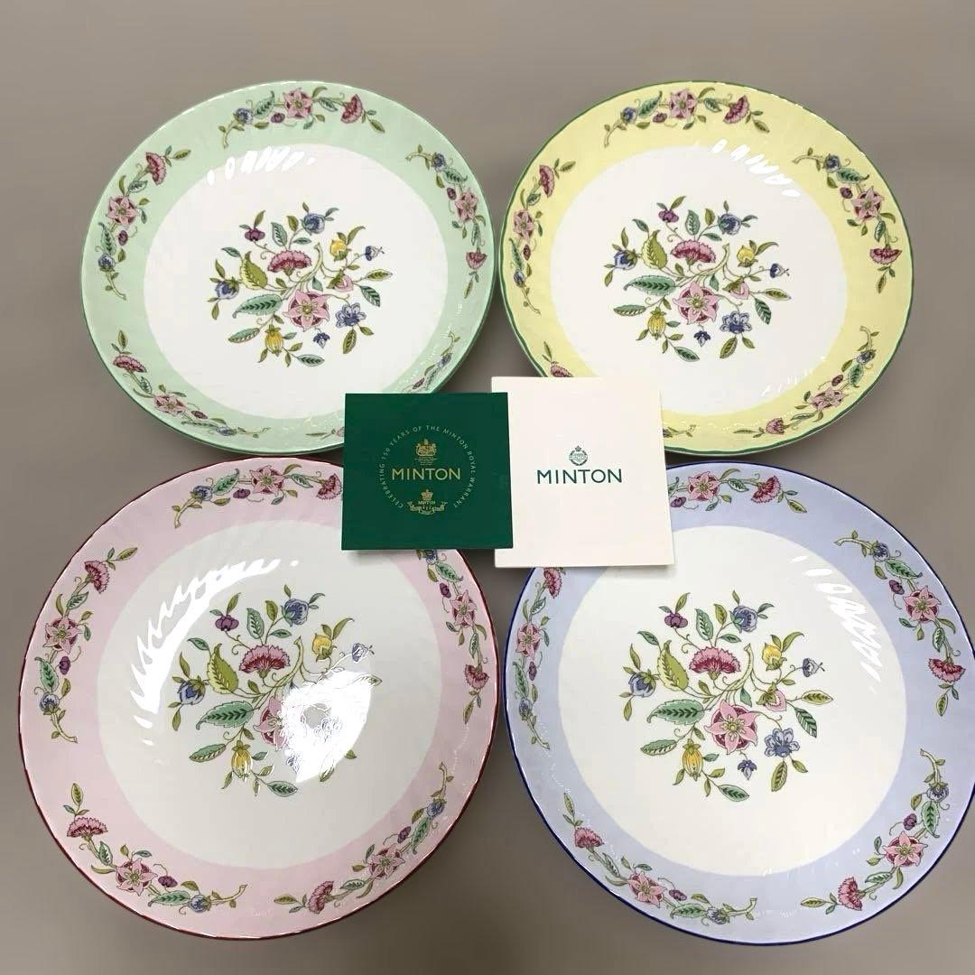 MINTON セレブレーション　パスタ・カレー皿4色セット