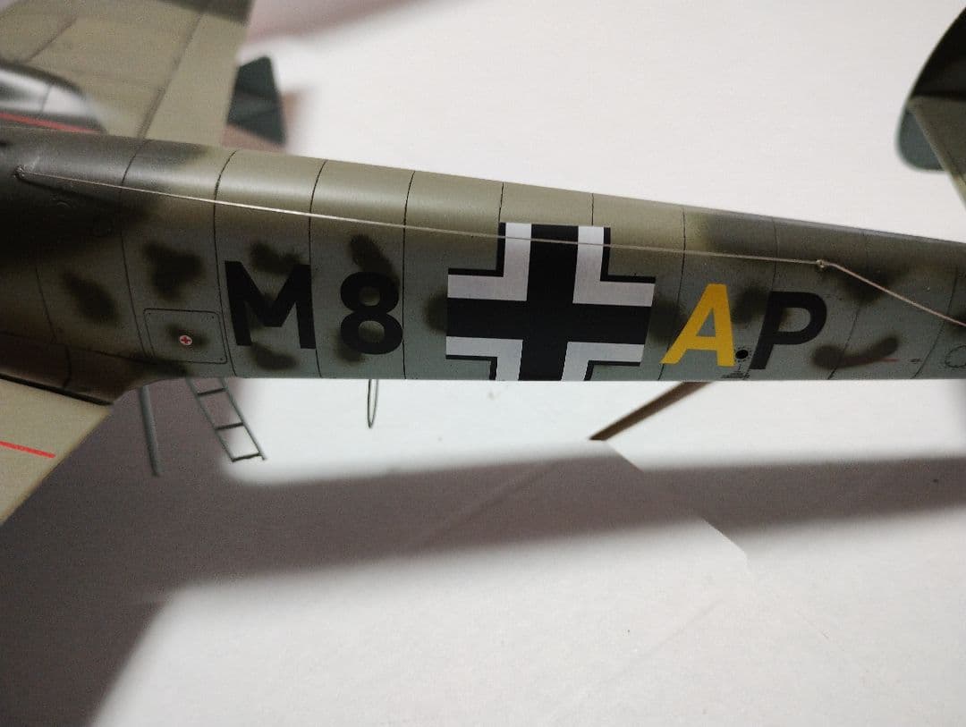 プラモデル完成機　1/48　メッサーシュミットBf110D-3