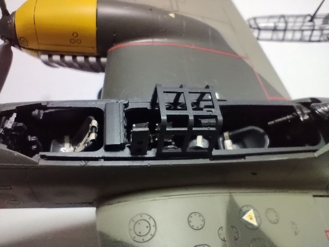 プラモデル完成機　1/48　メッサーシュミットBf110D-3