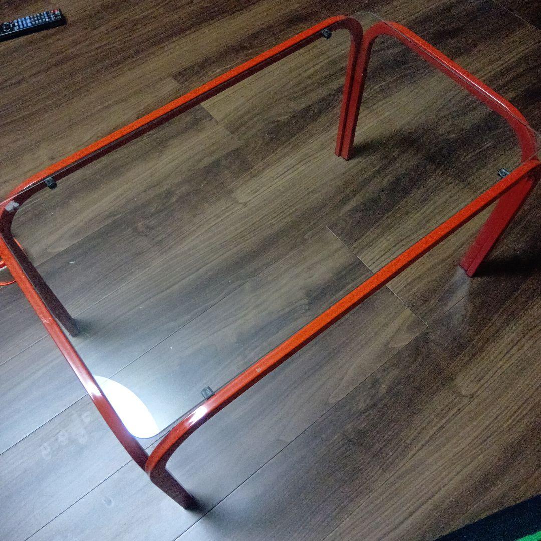 昭和レトロガラステーブル