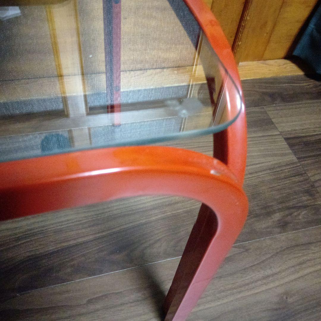 昭和レトロガラステーブル