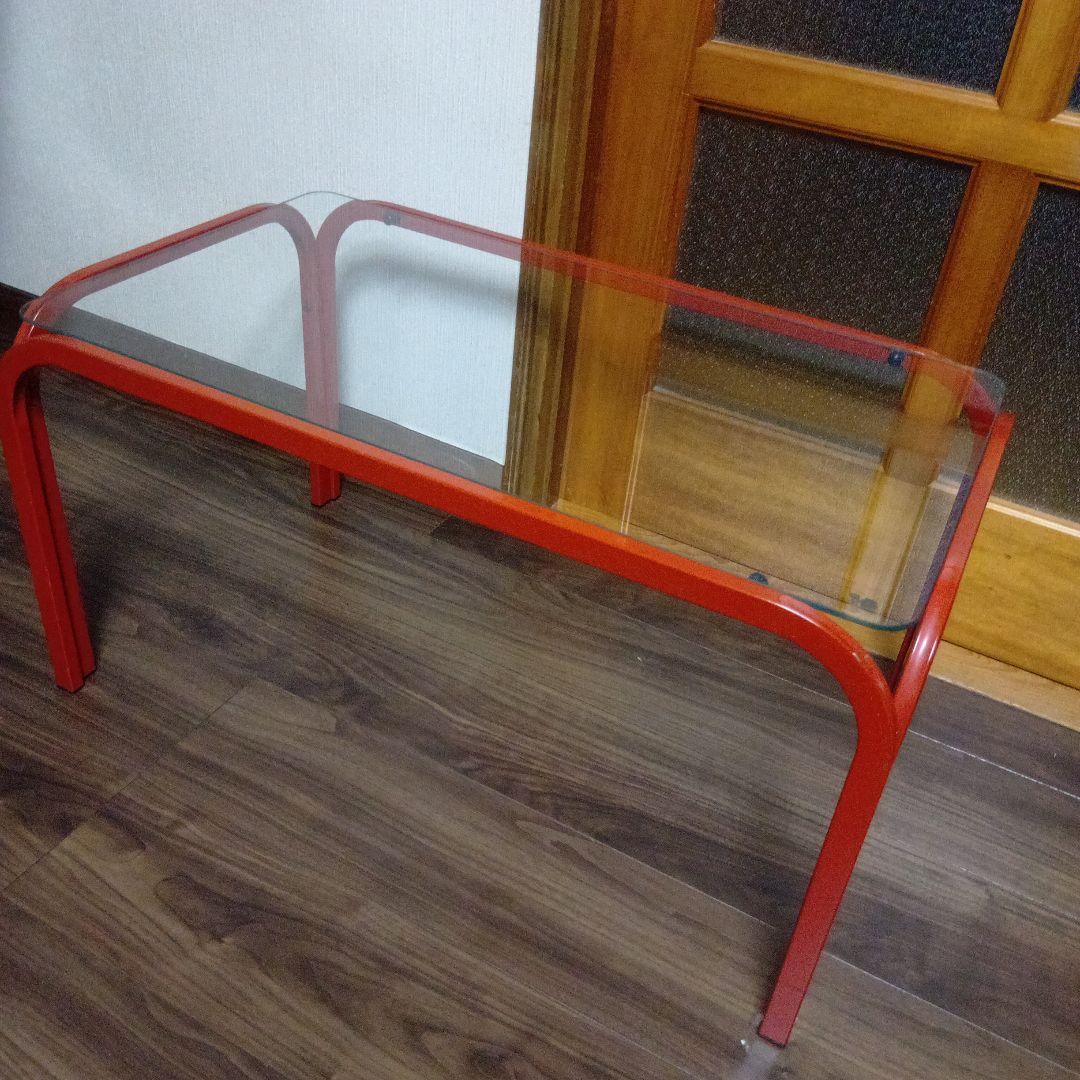 昭和レトロガラステーブル