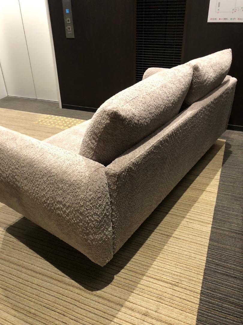 【福岡市限定】【展示品・未使用】2人掛けソファ ソファ アッシュブラウン