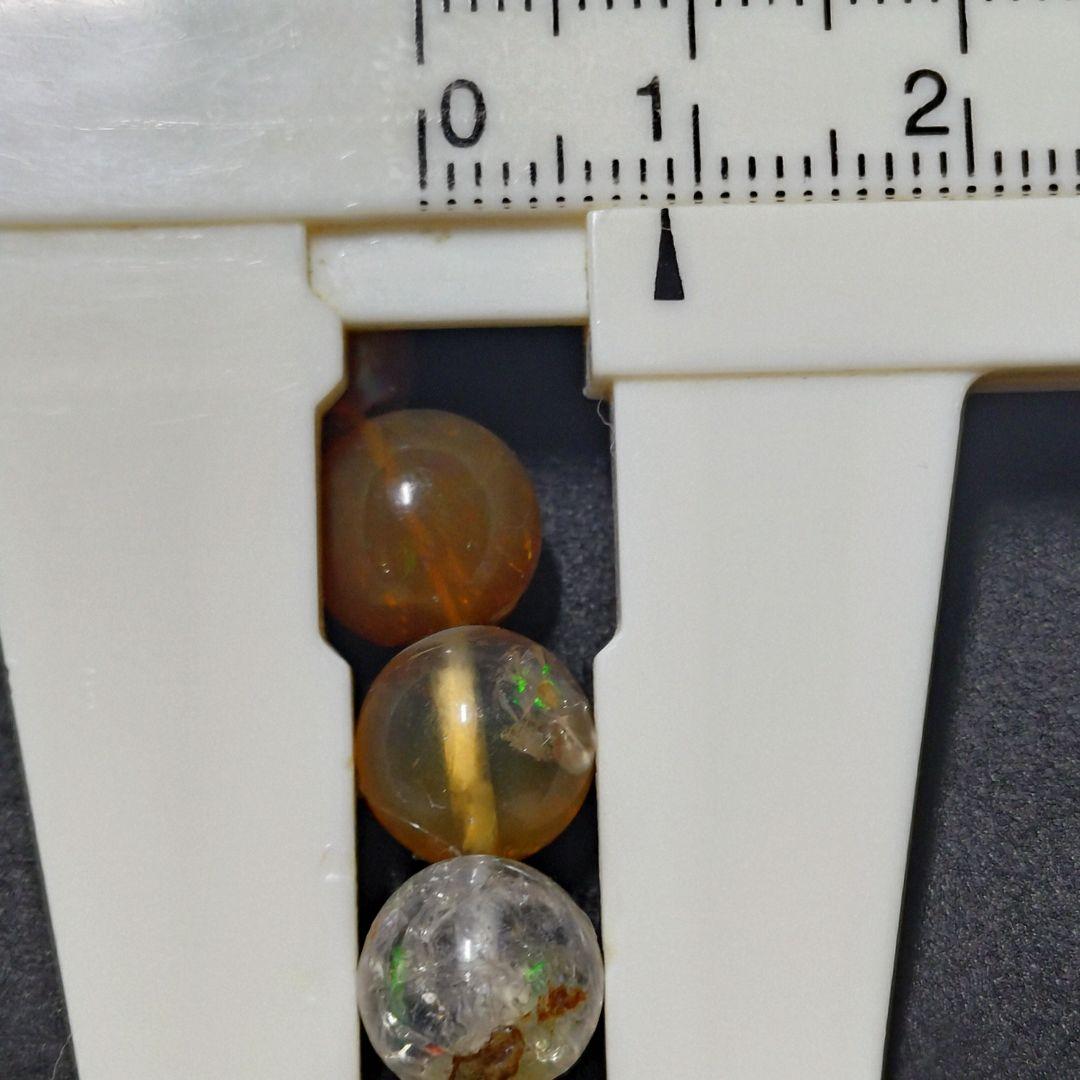 ★マルチプレシャスオパール 8-9ミリ珠 ブレスレット①(SA)