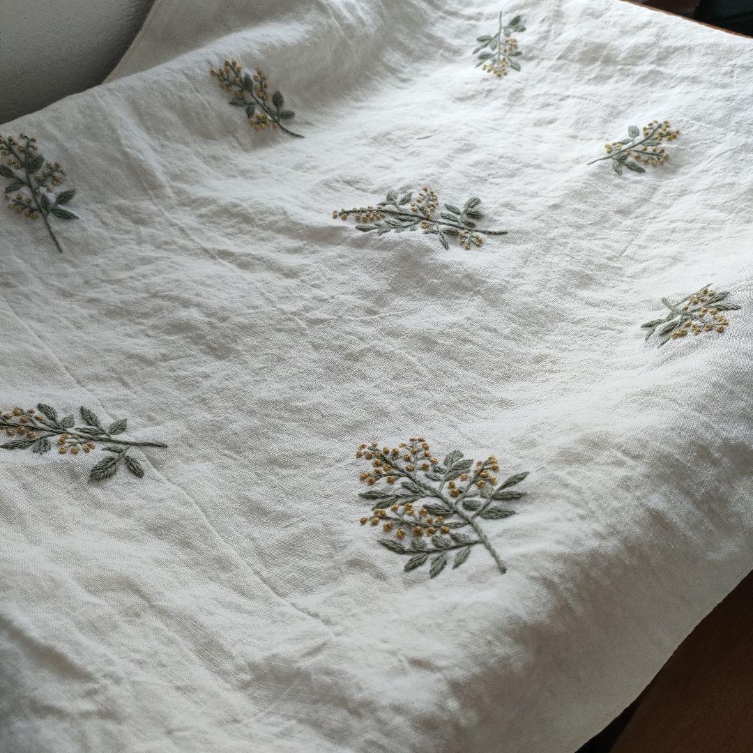 【リネン刺繍　4314nkページ】マルチクロス