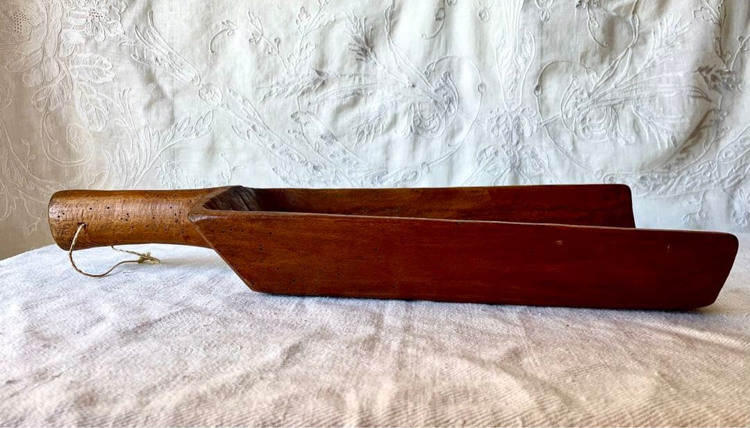 【レア】木製スコップ フランスアンティーク スコープ シャベル プリミティブ