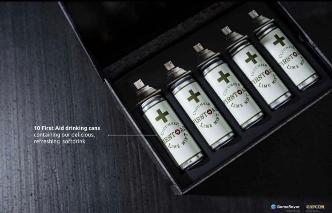 未開封 海外限定 公式バイオハザード救急スプレー&インクリボン