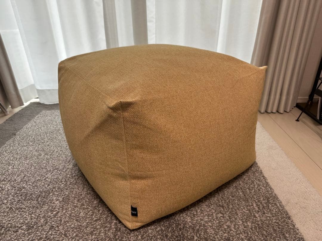 【状態良】HAY POUF（プフ） マスタードカラー