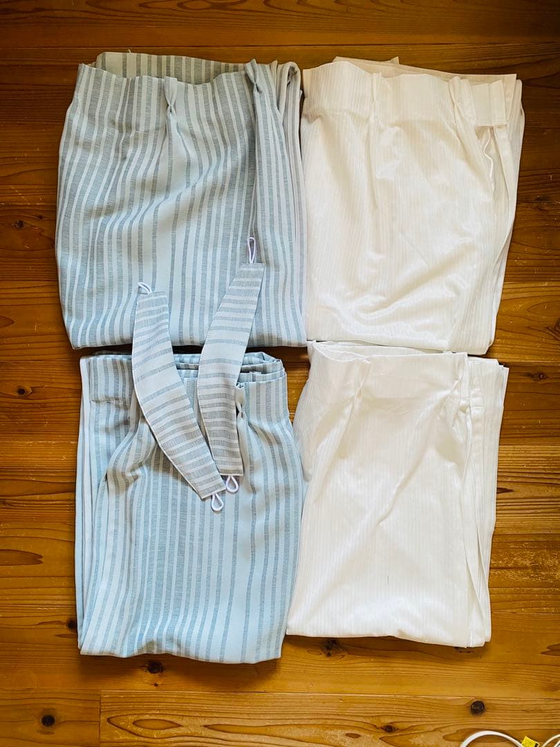 【ずっちゃん】ニトリ　カーテン6枚&レースカーテン8枚セット