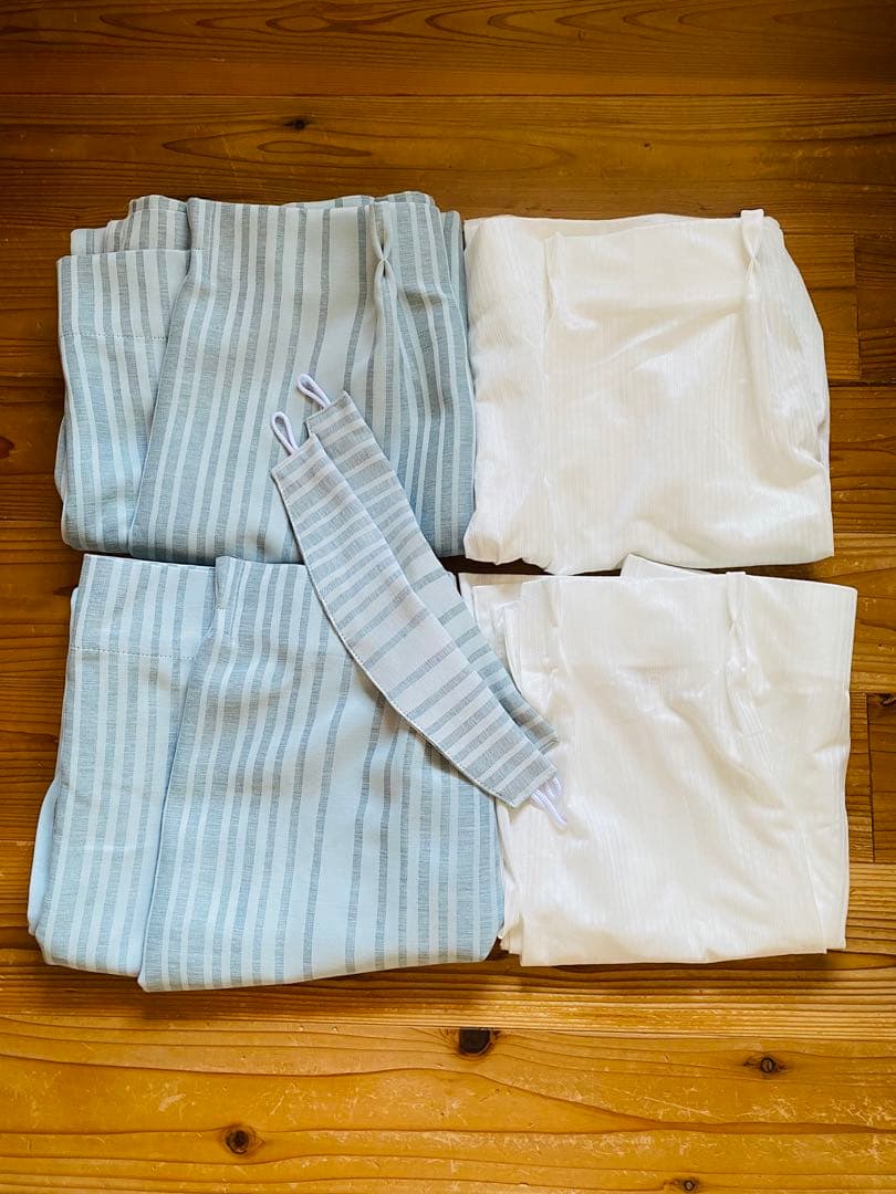 【ずっちゃん】ニトリ　カーテン6枚&レースカーテン8枚セット