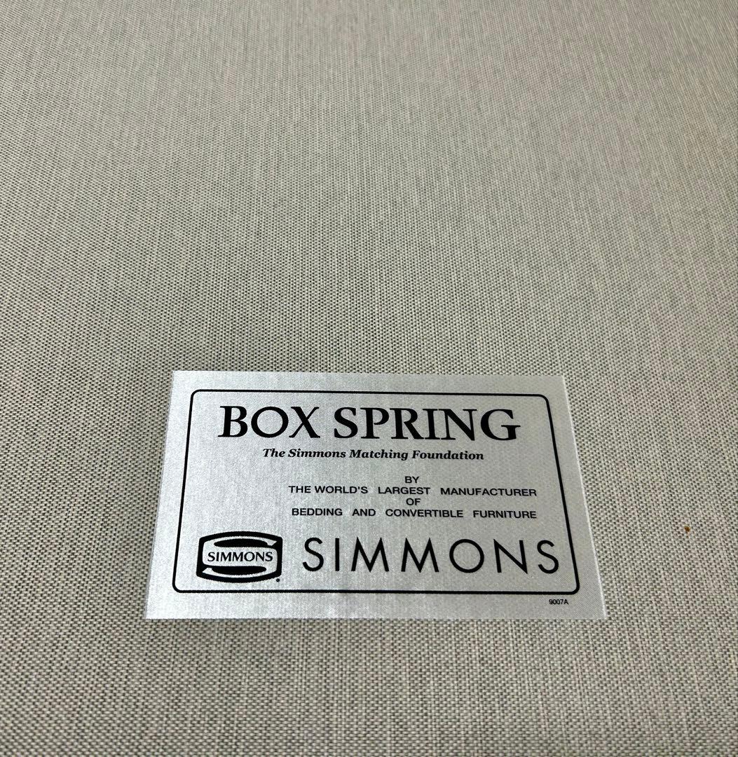シモンズ ビューティレスト セミダブル　 マットレス、ボックススプリングセット
