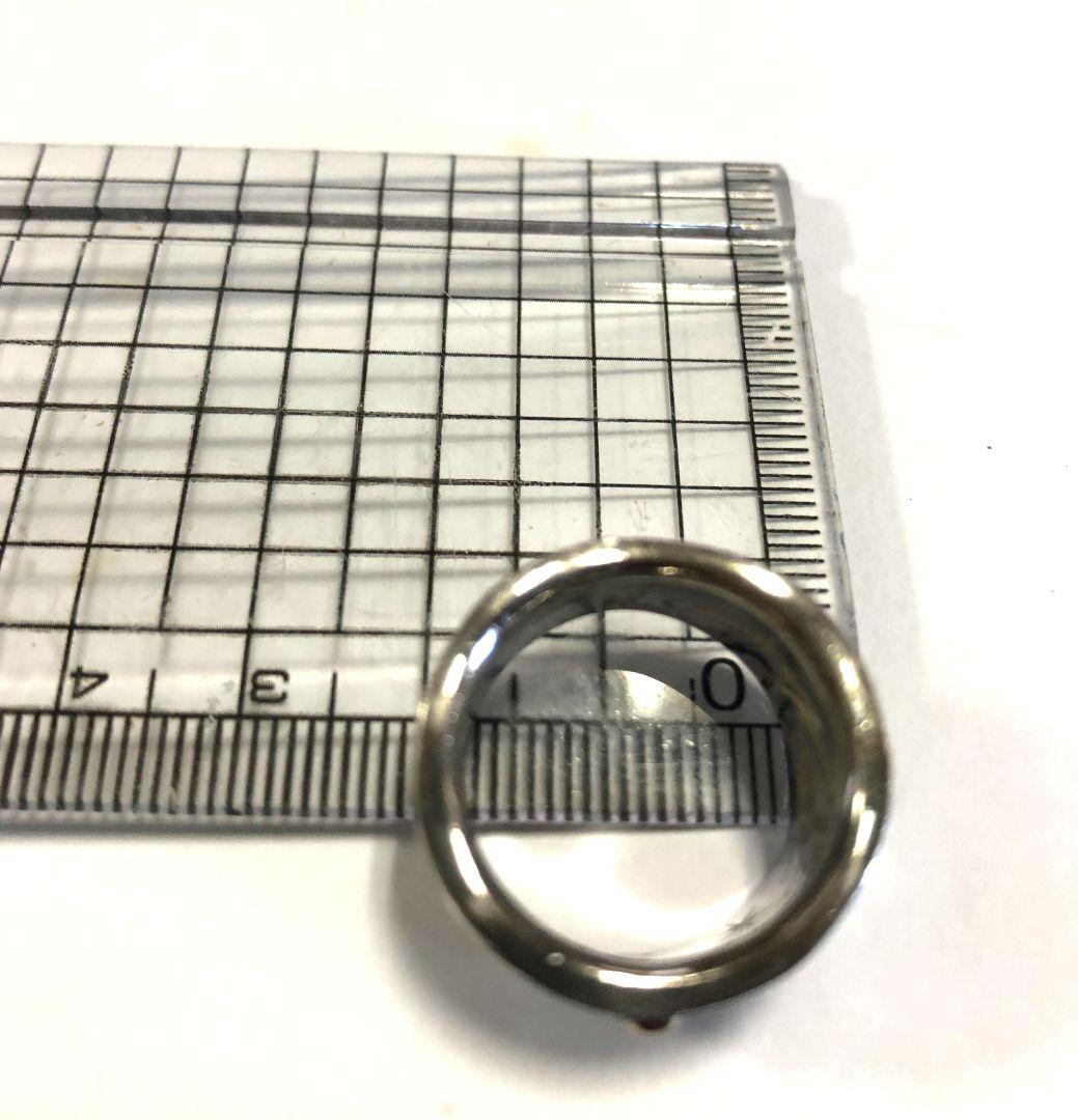 BIG HAND サンアラベスク リング 黒上げ925 +18K