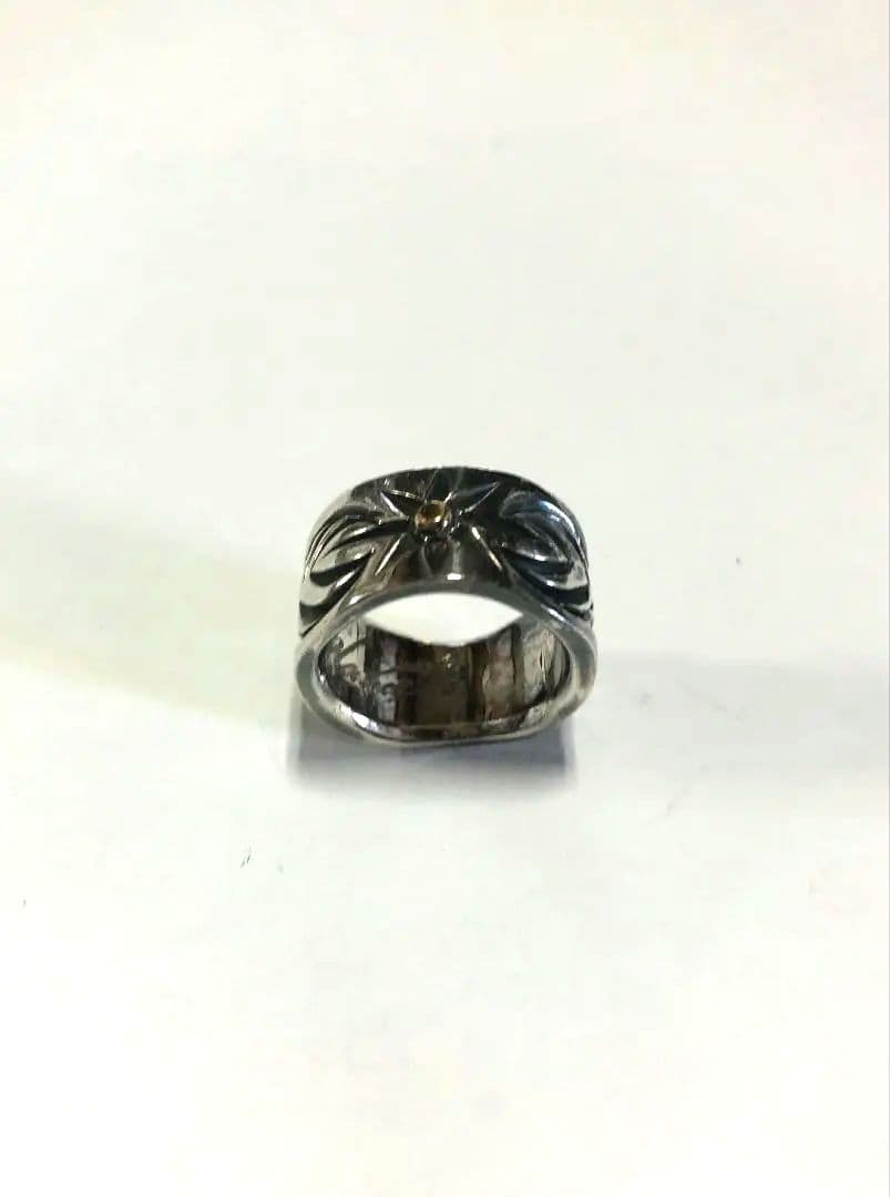 BIG HAND サンアラベスク リング 黒上げ925 +18K