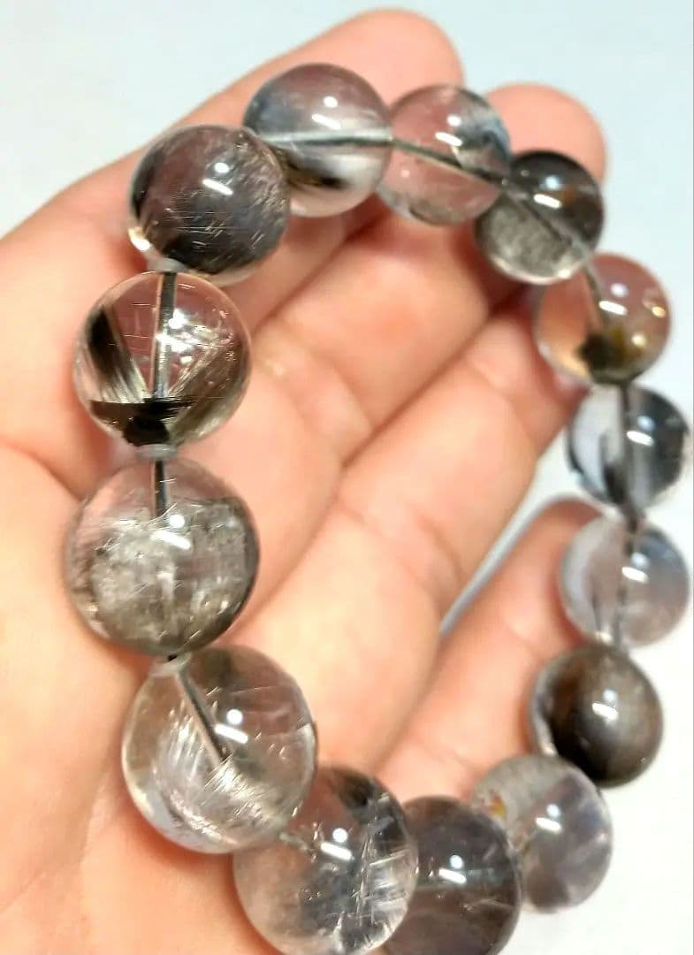 【超極上,超美品】プラチナルチル　１４㎜　ブレス　希少　大玉　コレクション品