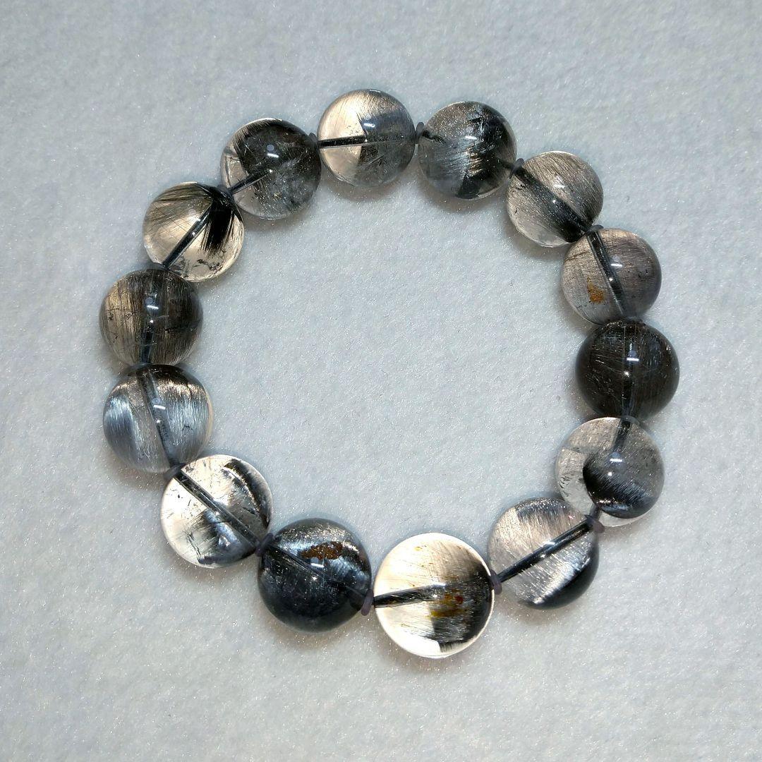 【超極上,超美品】プラチナルチル　１４㎜　ブレス　希少　大玉　コレクション品