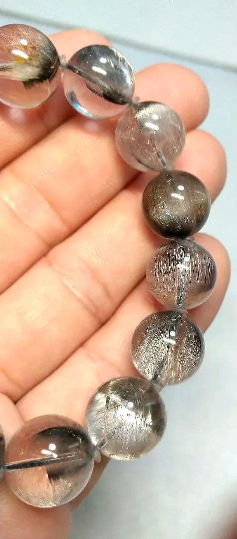 【超極上,超美品】プラチナルチル　１４㎜　ブレス　希少　大玉　コレクション品