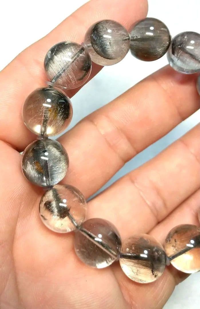 【超極上,超美品】プラチナルチル　１４㎜　ブレス　希少　大玉　コレクション品