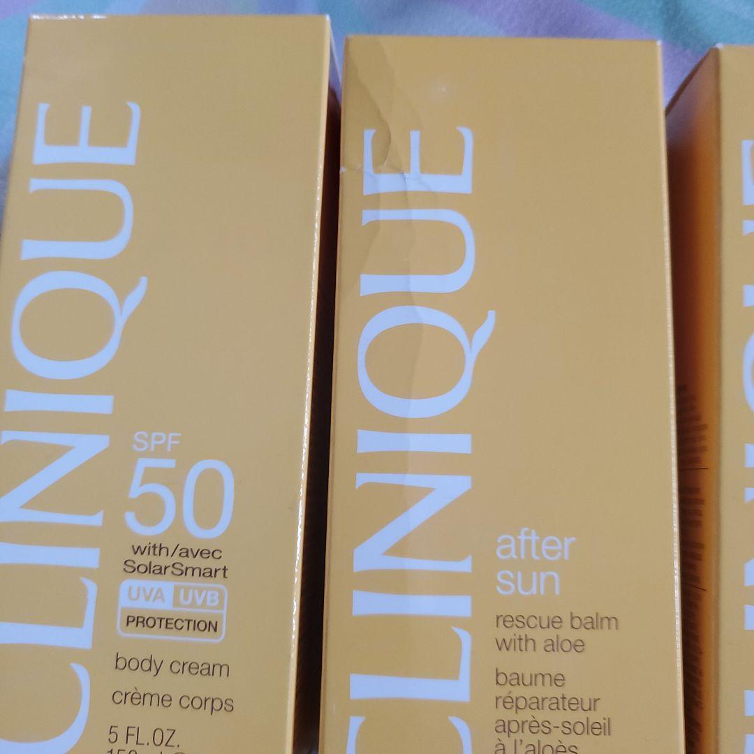 CLINIQUE SPF 50 フェイスクリーム & アフターサンバーム セット