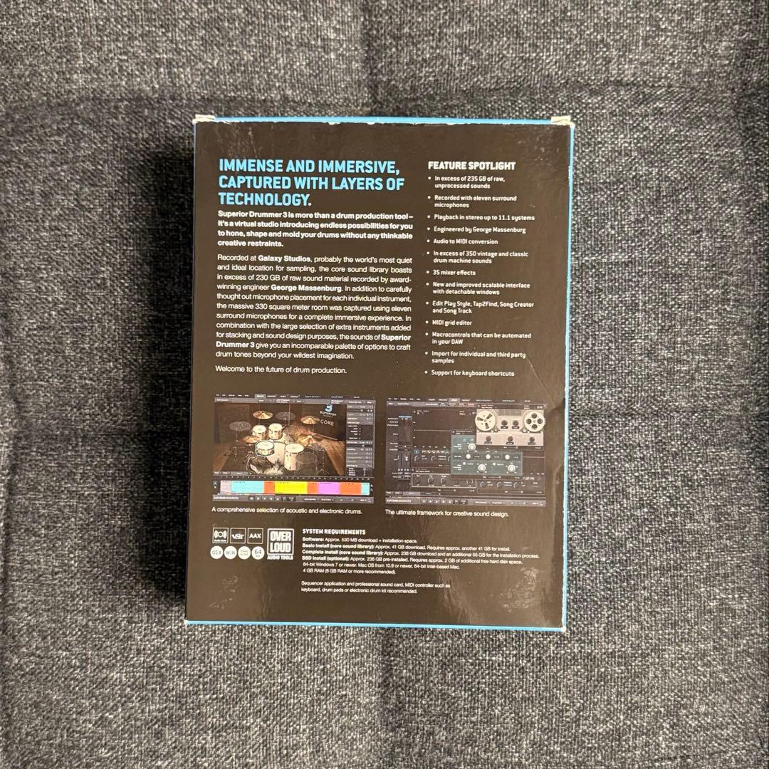 TOONTRACK Superior Drummer 3 + MIDI 12種類