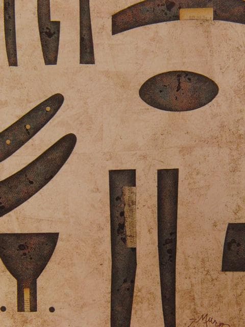 室越健美、宙の花、希少画集画、新品高級額・額装付、状態良好